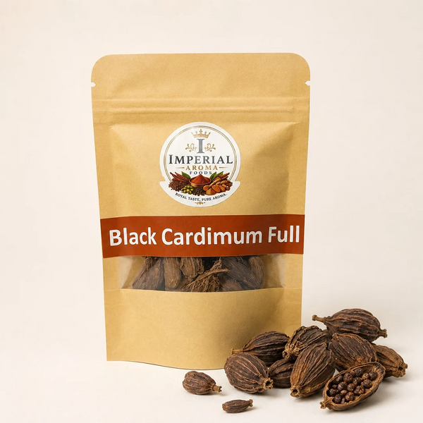 Black Cardamom Whole (Bari Elaichi) – 100% Organic